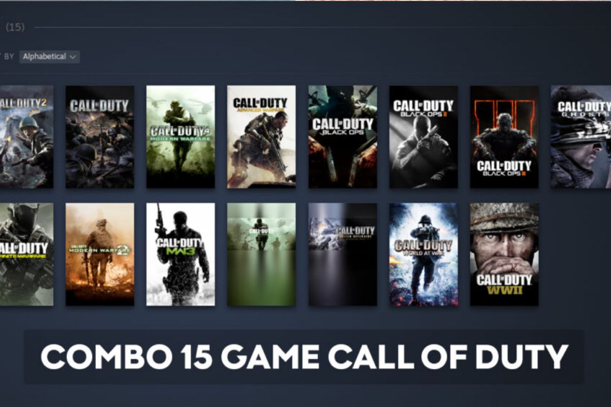 Combo 15 Game Call of Duty - Steam Offline Account