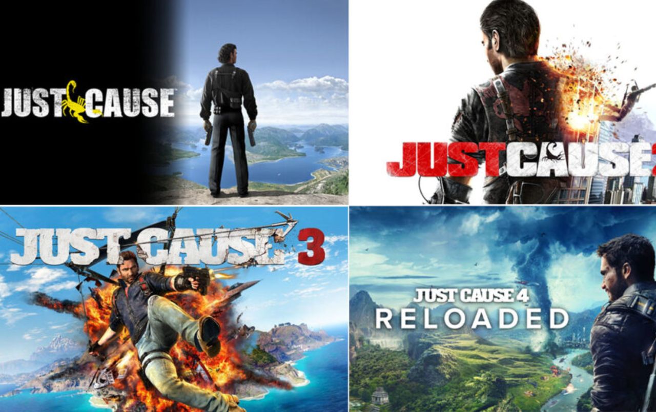 Combo 4 Game Just Cause 1-2-3-4 + Full DLC DENUVO - Steam Offline Account