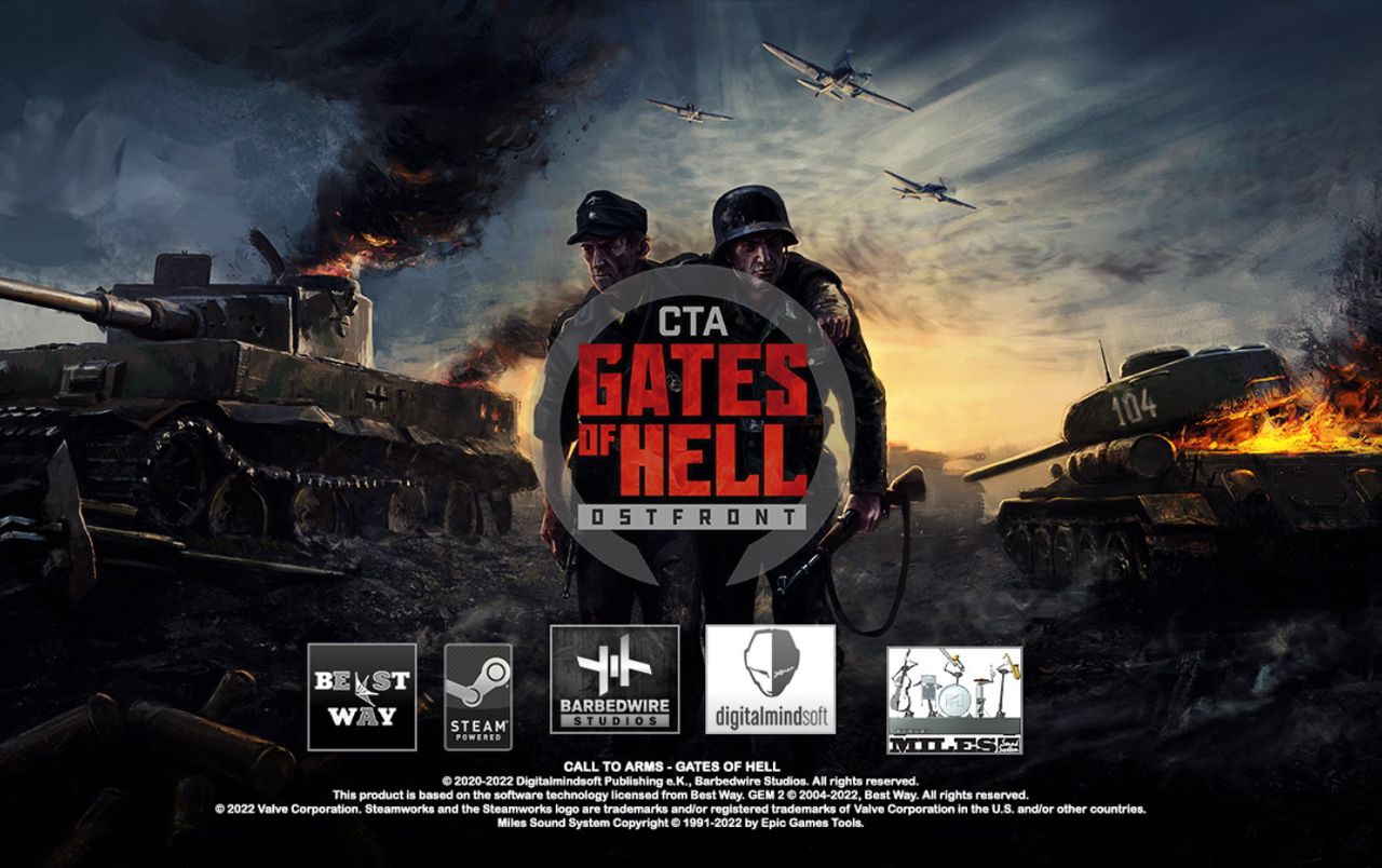 Call to Arms – Gates of Hell: Ostfront + 2 DLC - Steam Offline Account