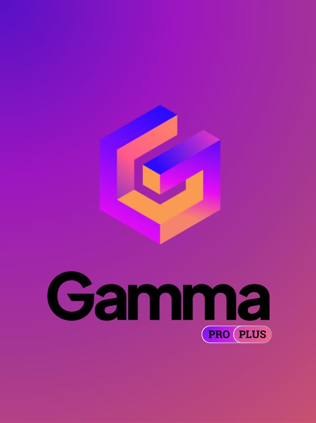 Gamma Pro 1 Month - Upgrade On Your Own Account